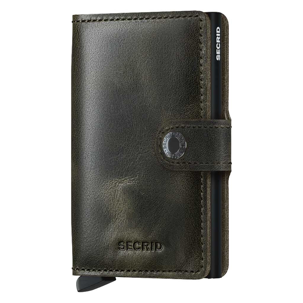 Miniwallet Vintage Secrid mv-olive-black Wallets One Size / Olive/Black
