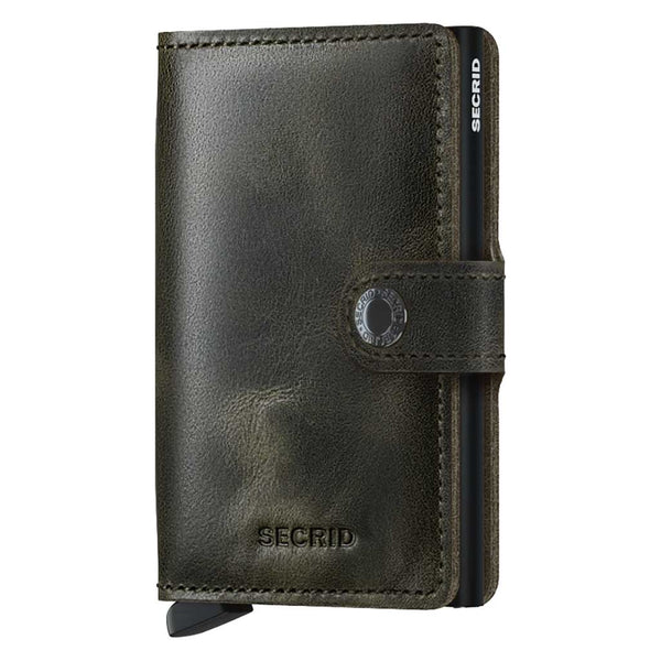 Miniwallet Vintage Secrid mv-olive-black Wallets One Size / Olive/Black