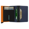 Slimwallet Matte Secrid sm-nightblue-orange Wallets One Size / Nightblue/Orange