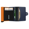 Twinwallet Matte Secrid tm-nightblue-orange Wallets One Size / Night Blue/Orange