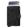 Twinwallet Vintage Secrid tv-black Wallets One Size / Black