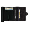 Twinwallet Vintage Secrid tv-black Wallets One Size / Black
