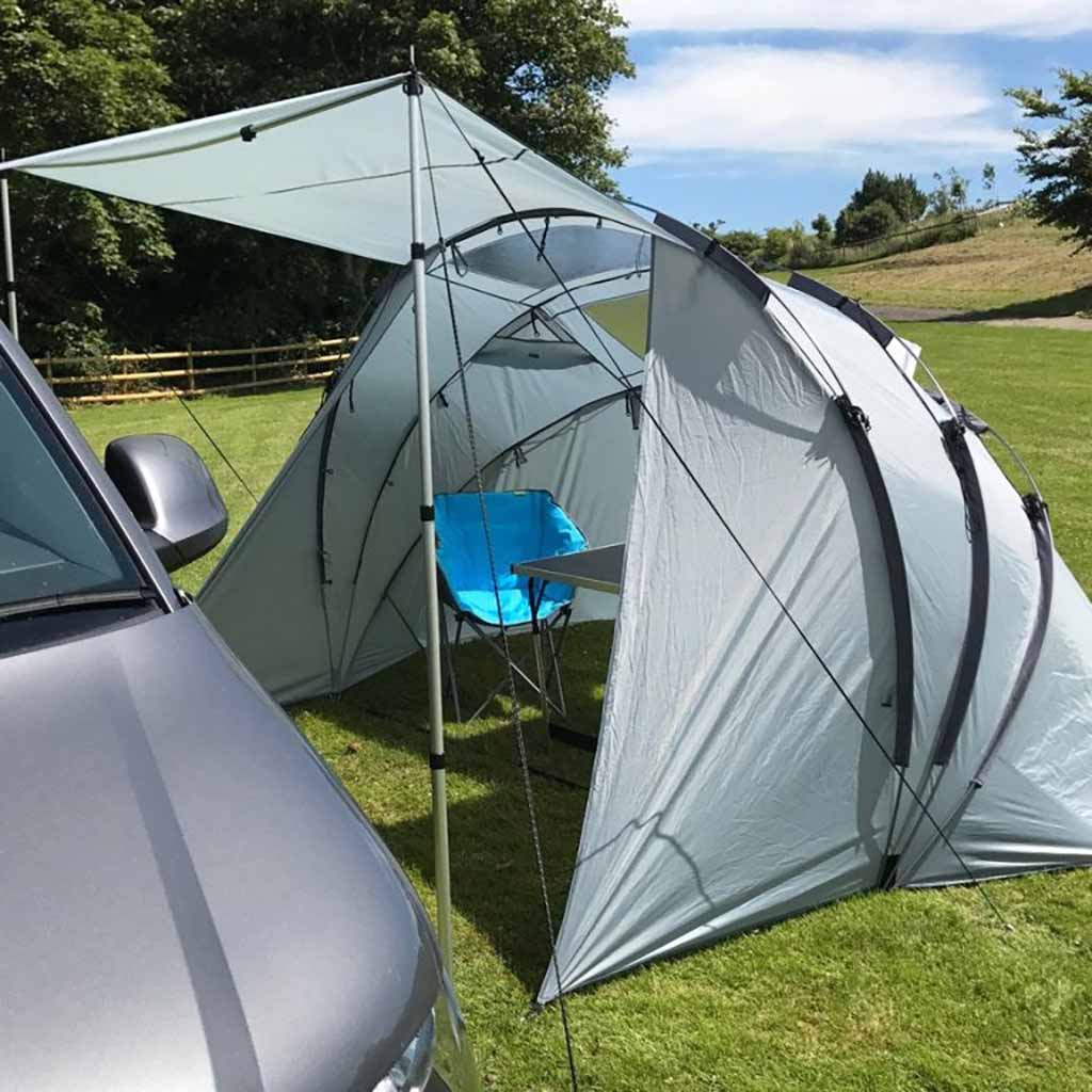 drive away tents SheltaPod | SheltaPod Drive-Away Awning | Car Tent | Grey Foot-powered wheelchair【Profhand】 西日本スターワークス | TargetCategory:Play Tents and Tunnels Color:Sealight/Green Gradient