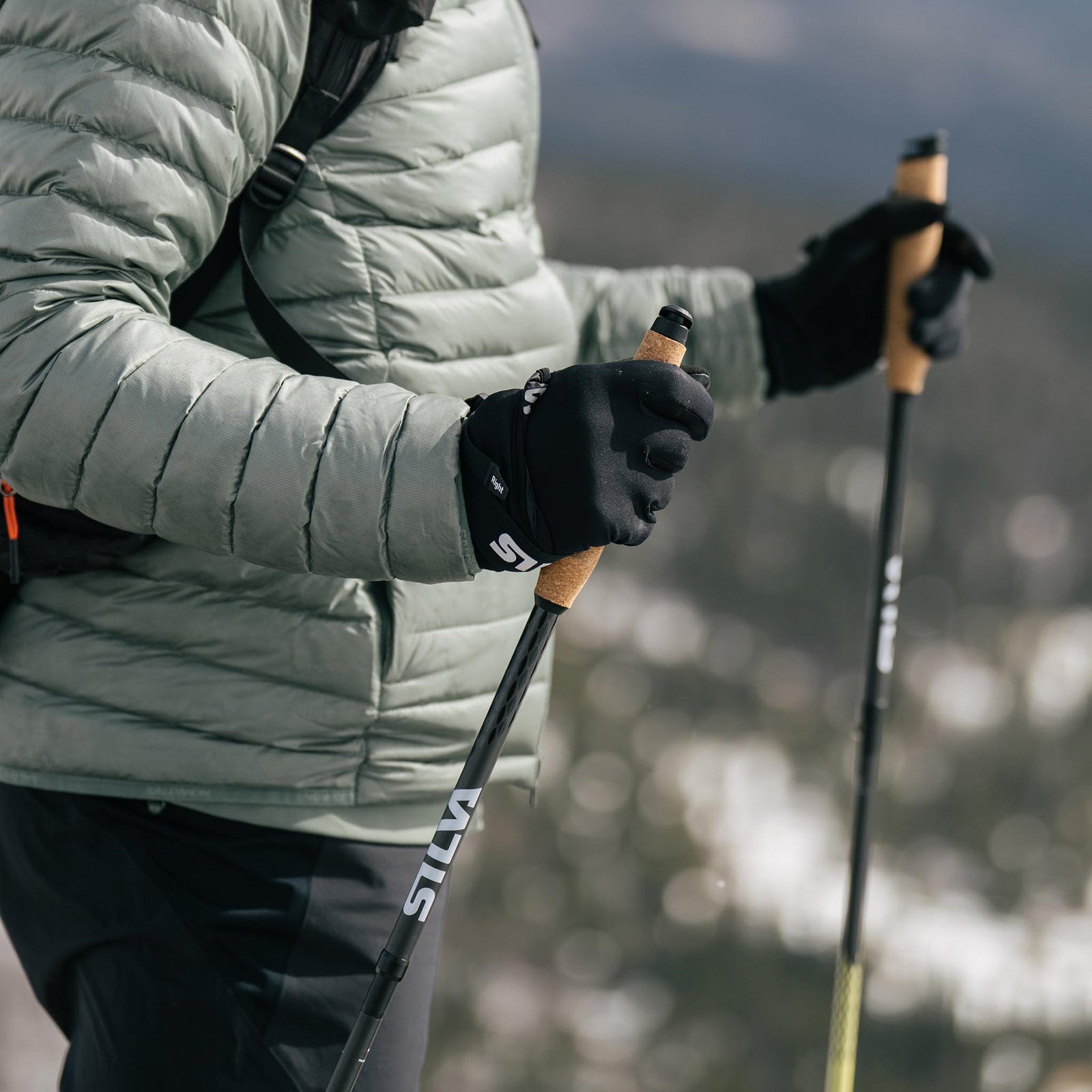 Running Poles Carbon Z | Fixed | 110cm Silva 38605 Walking Poles 110cm / Black/Yellow