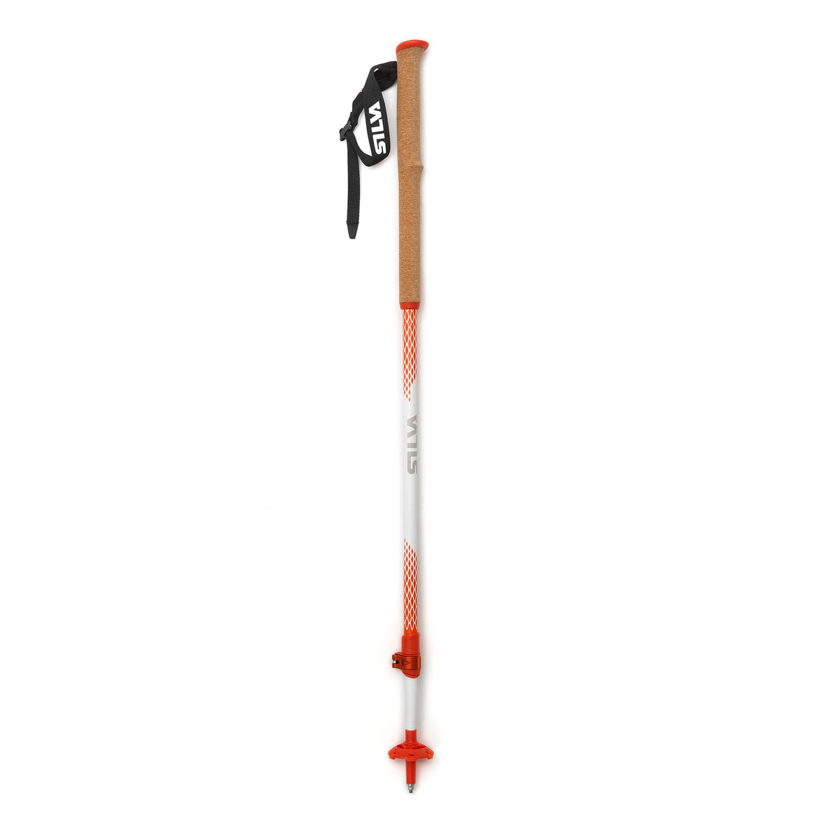 Trekking Poles Alu All Season | Alpine | Tele | 82-145cm Silva 38613 Walking Poles 82-145cm / White/Orange