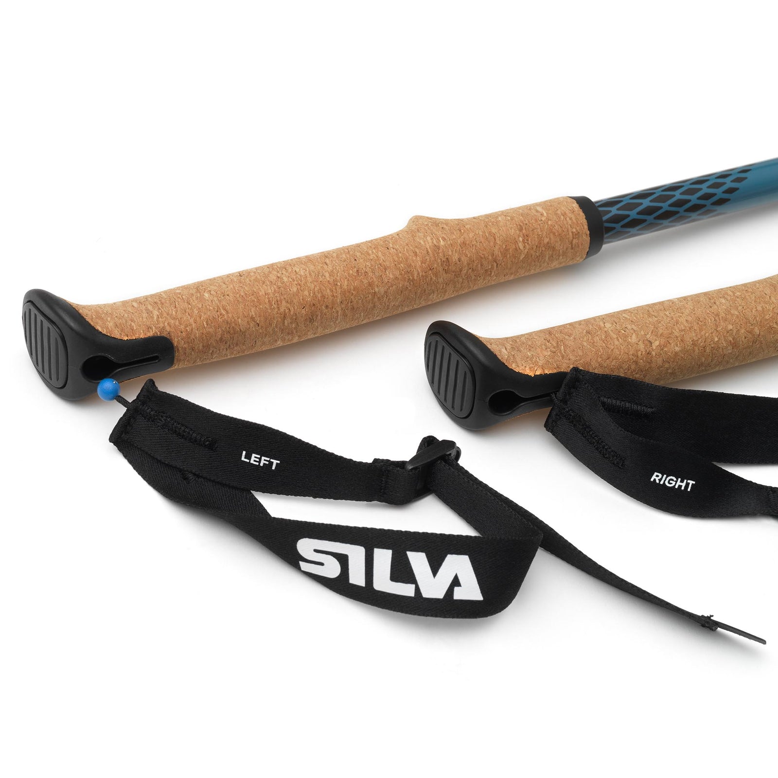 Trekking Poles | Alu Z-Fold | Adjustable | 115-135cm Silva 38611 Walking Poles 115-135cm / Silver/Blue