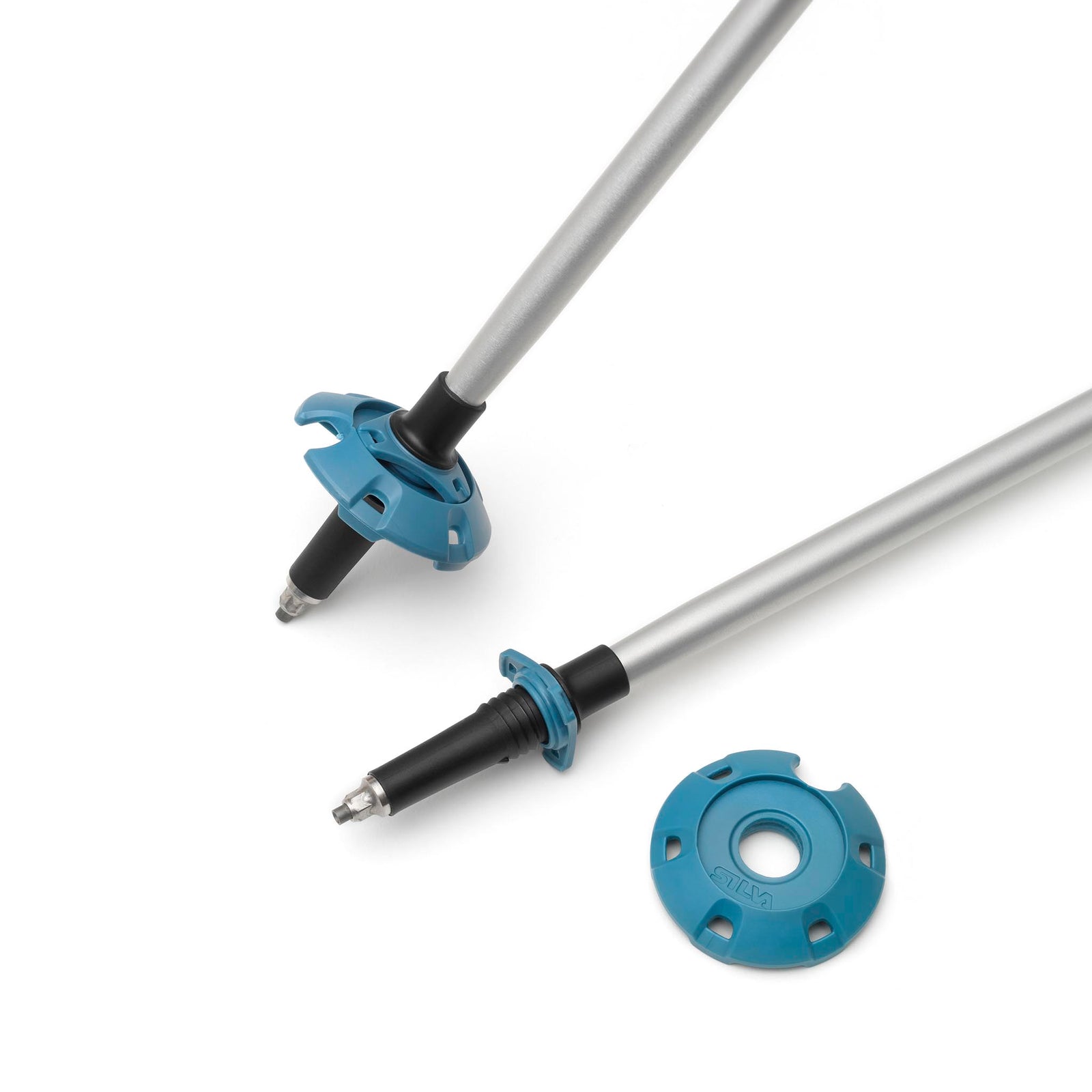 Trekking Poles | Alu Z-Fold | Adjustable | 115-135cm Silva 38611 Walking Poles 115-135cm / Silver/Blue
