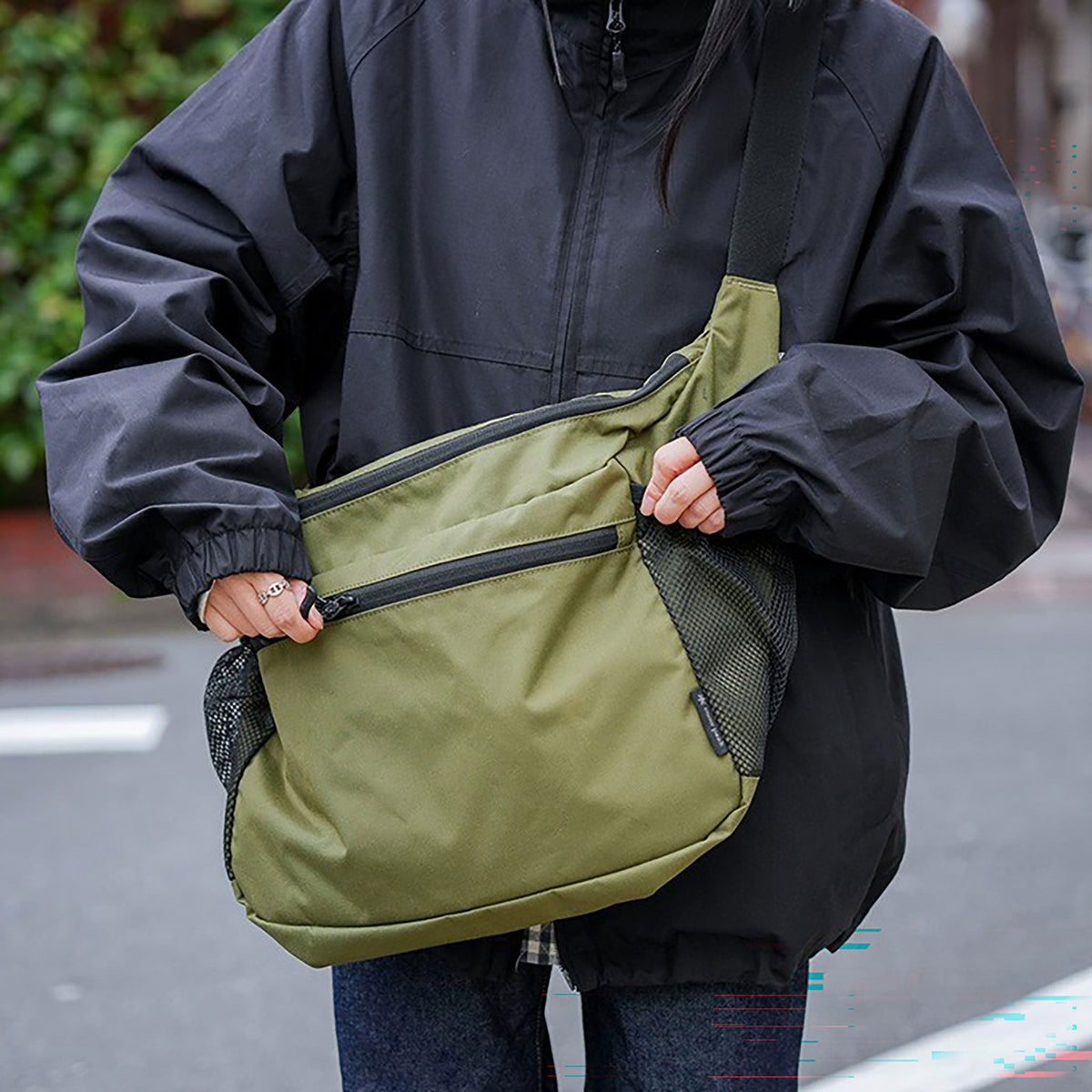Everyday Use Middle Shoulder Bag Snow Peak AC-25SU40300012 Messenger Bags One Size / Grey