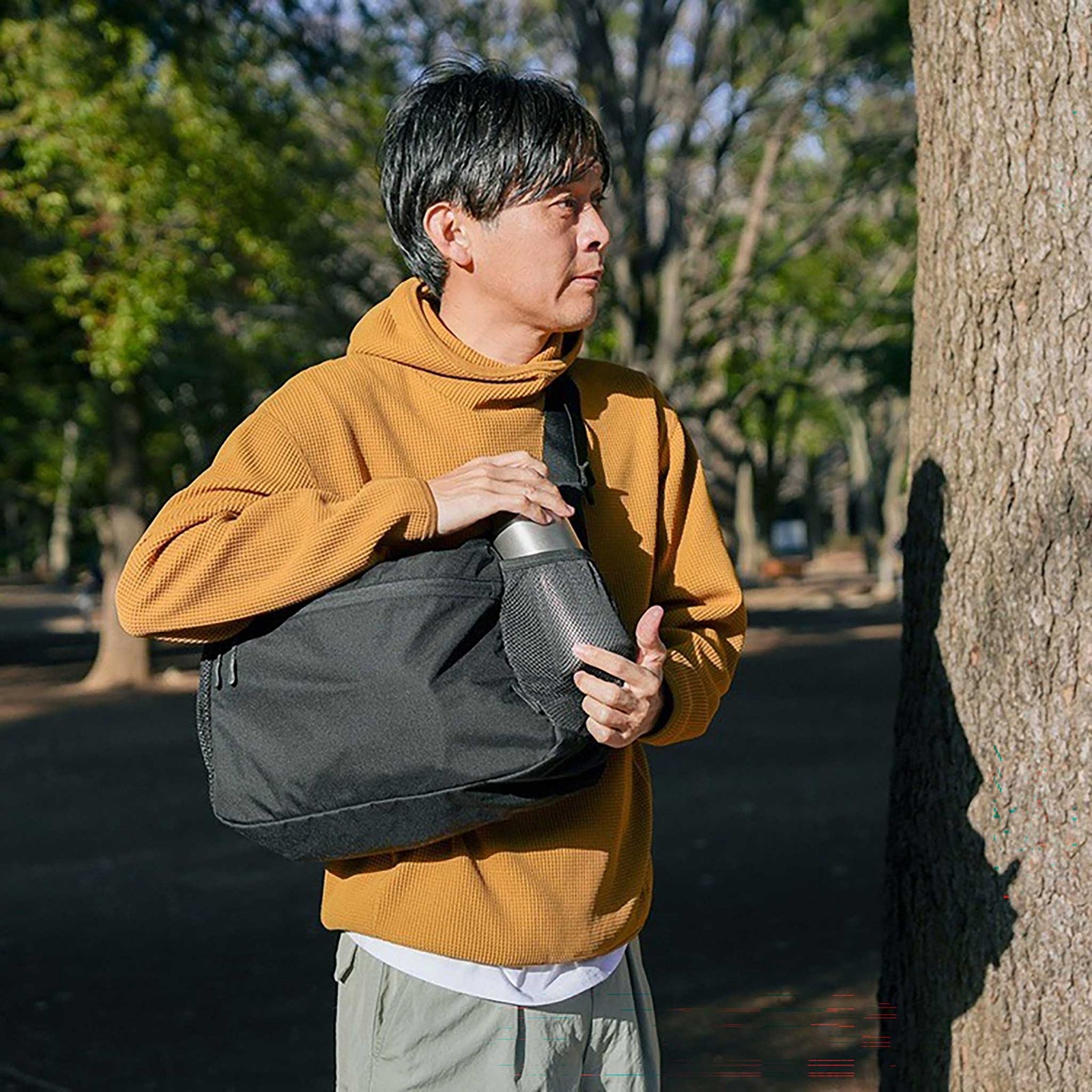 Everyday Use Middle Shoulder Bag Snow Peak AC-25SU40300066 Messenger Bags One Size / Olive
