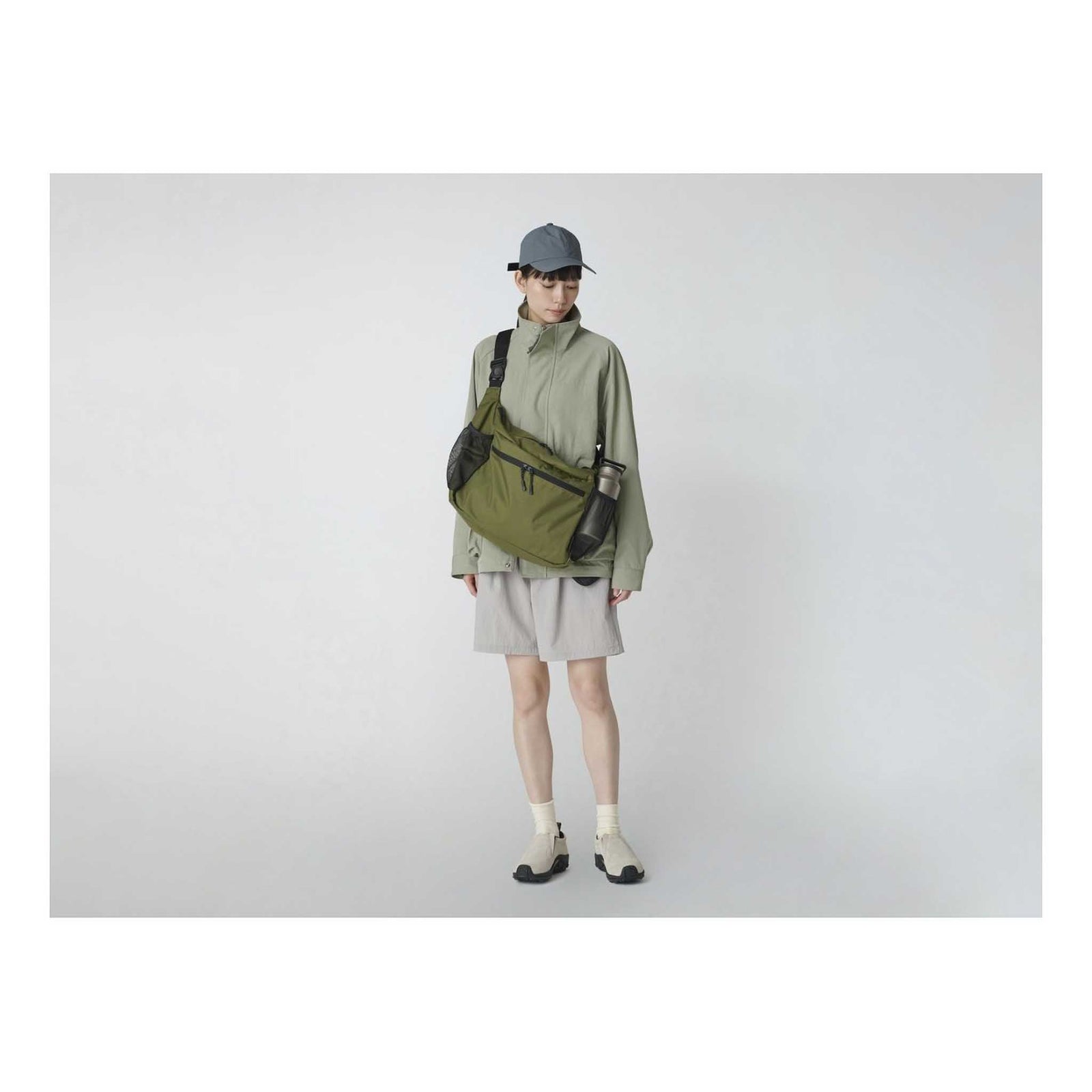 Everyday Use Middle Shoulder Bag Snow Peak AC-25SU40300066 Messenger Bags One Size / Olive