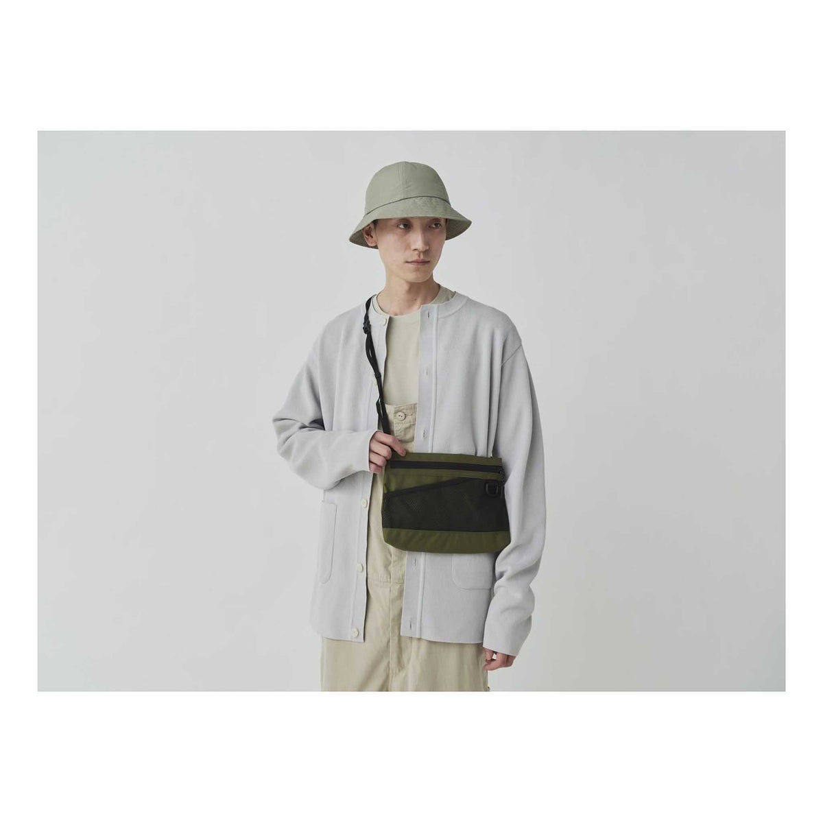 Everyday Use Sacoche Snow Peak AC-25SU40500012 Crossbody Bags One Size / Grey