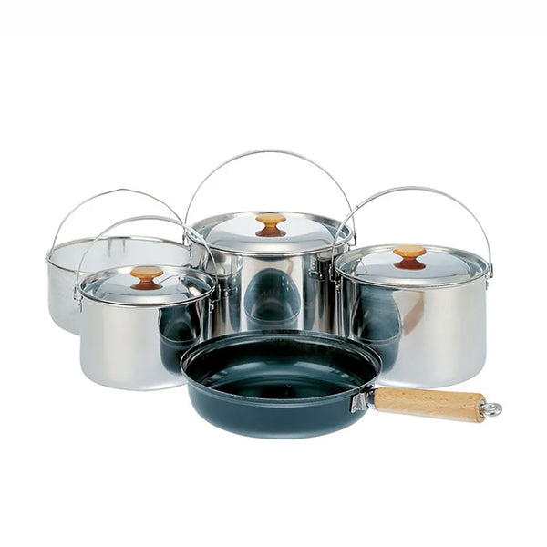 Field Cooker Pro. 1 Set Snow Peak CS-021R Camp Cook Sets O/S / Silver