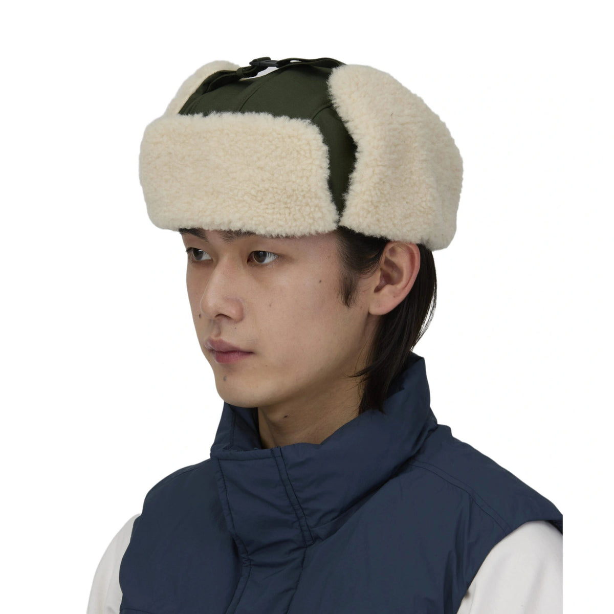 FR 2L Flight Cap Snow Peak 100261CH1200067 Caps & Hats One Size / Dark Olive