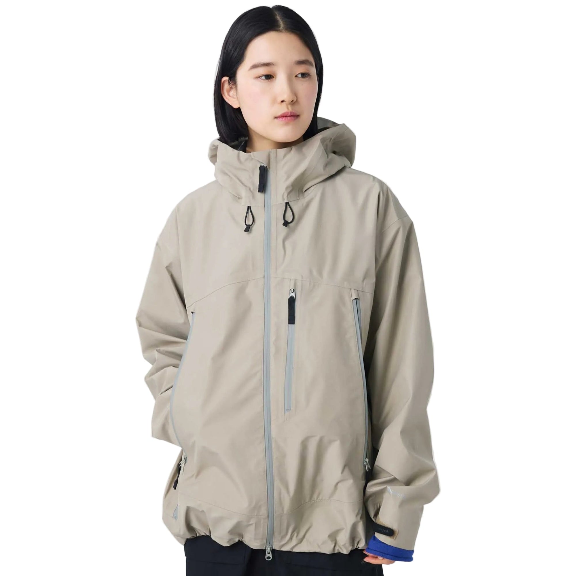 Snow Peak | GORE-TEX Rain Jacket | Waterproof Jacket | Greige