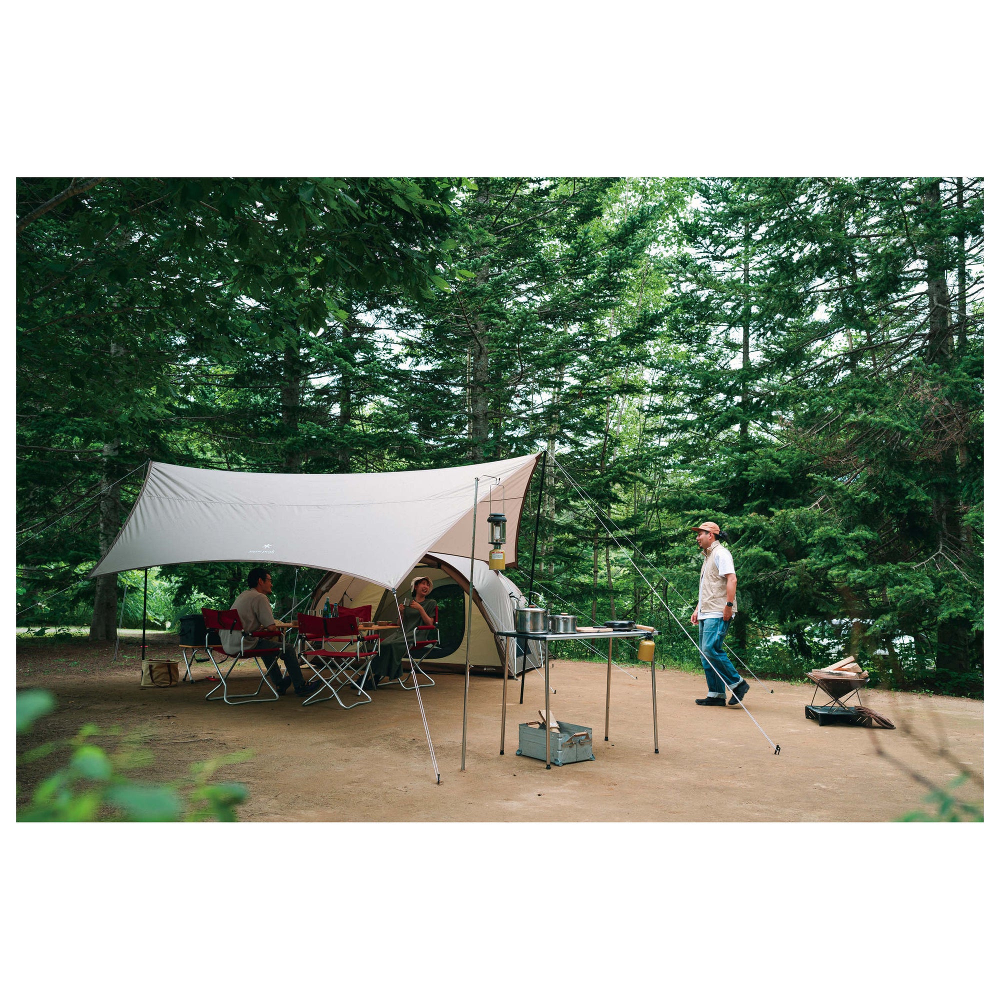 Snow Peak | Land Nest Tent & Tarp Set | Tent And Tarp Shelter System