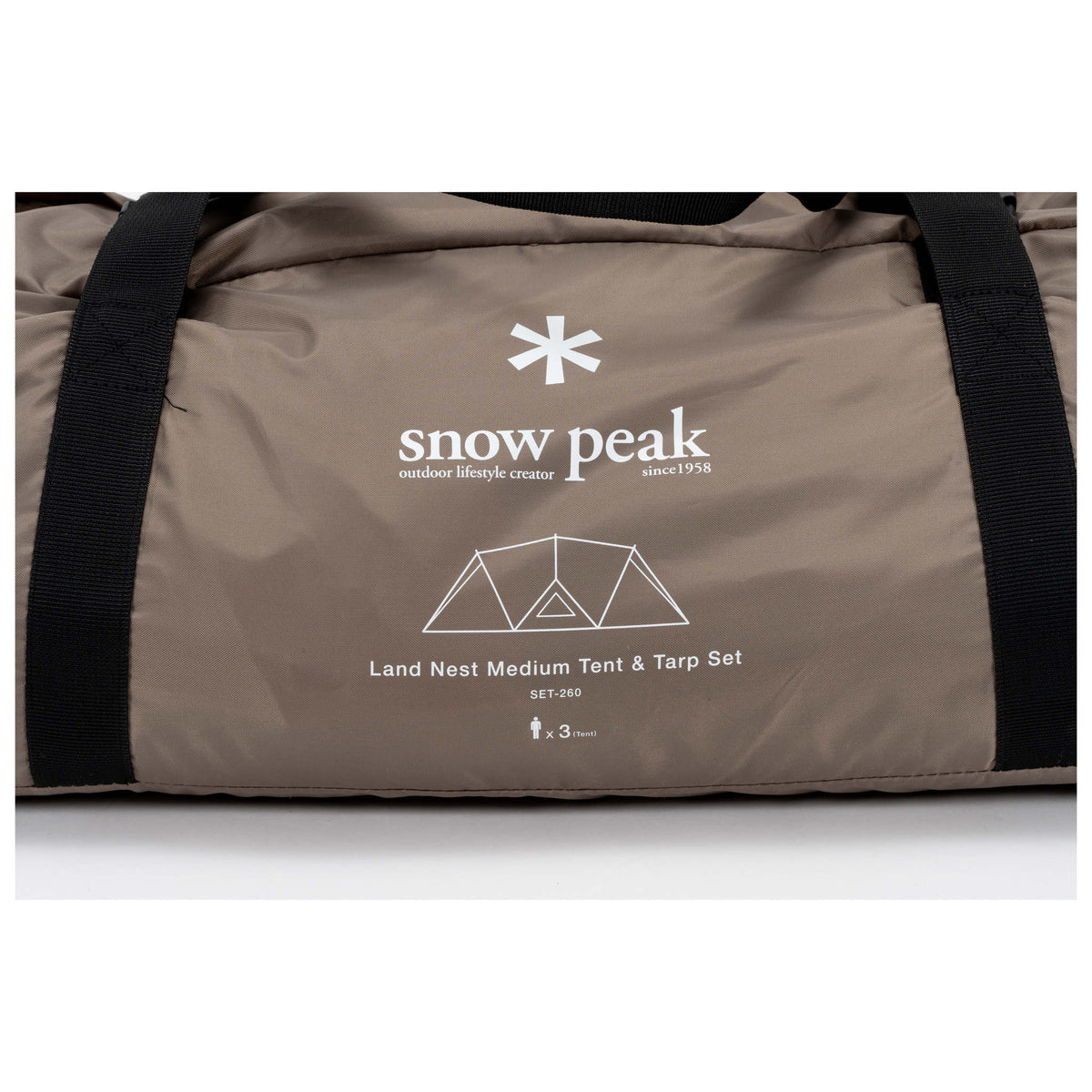 Land Nest Tent & Tarp Set Snow Peak SET-260 Tents 4P / Taupe
