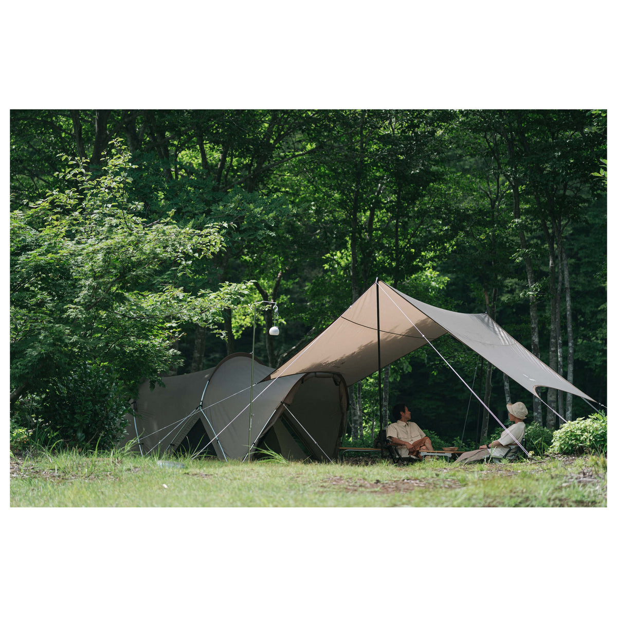Land Nest Tent & Tarp Set Snow Peak SET-260 Tents 4P / Taupe
