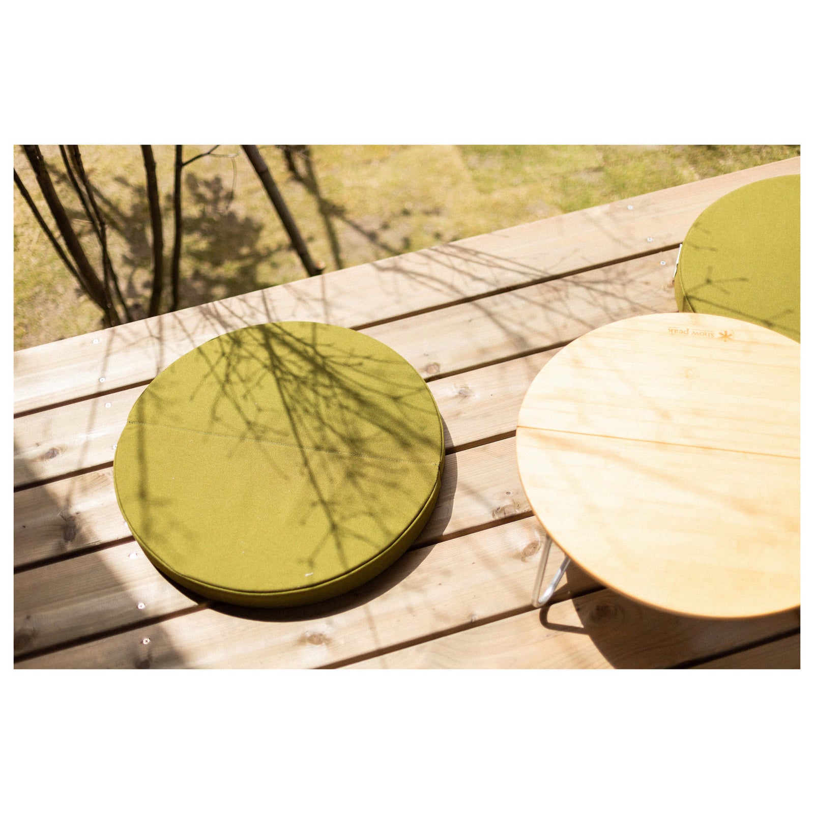Lounge Cushion Snow Peak TM-096GR One Size / Green