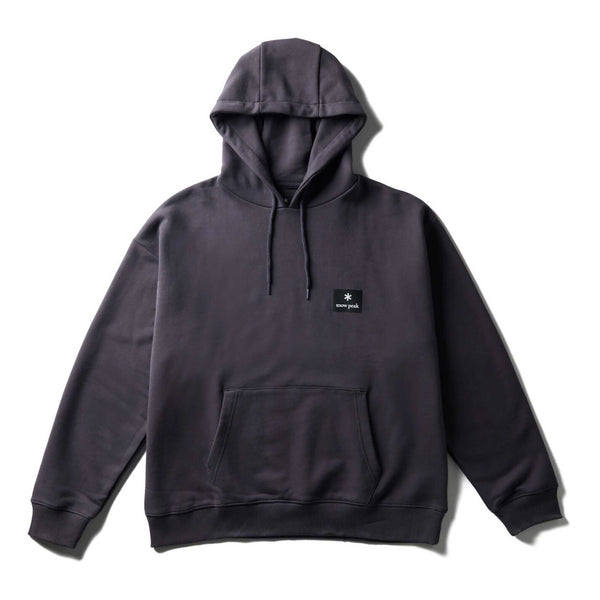 Snow Peak | NSD Square Logo Hoodie | Midweight Hoodie | Charcoal