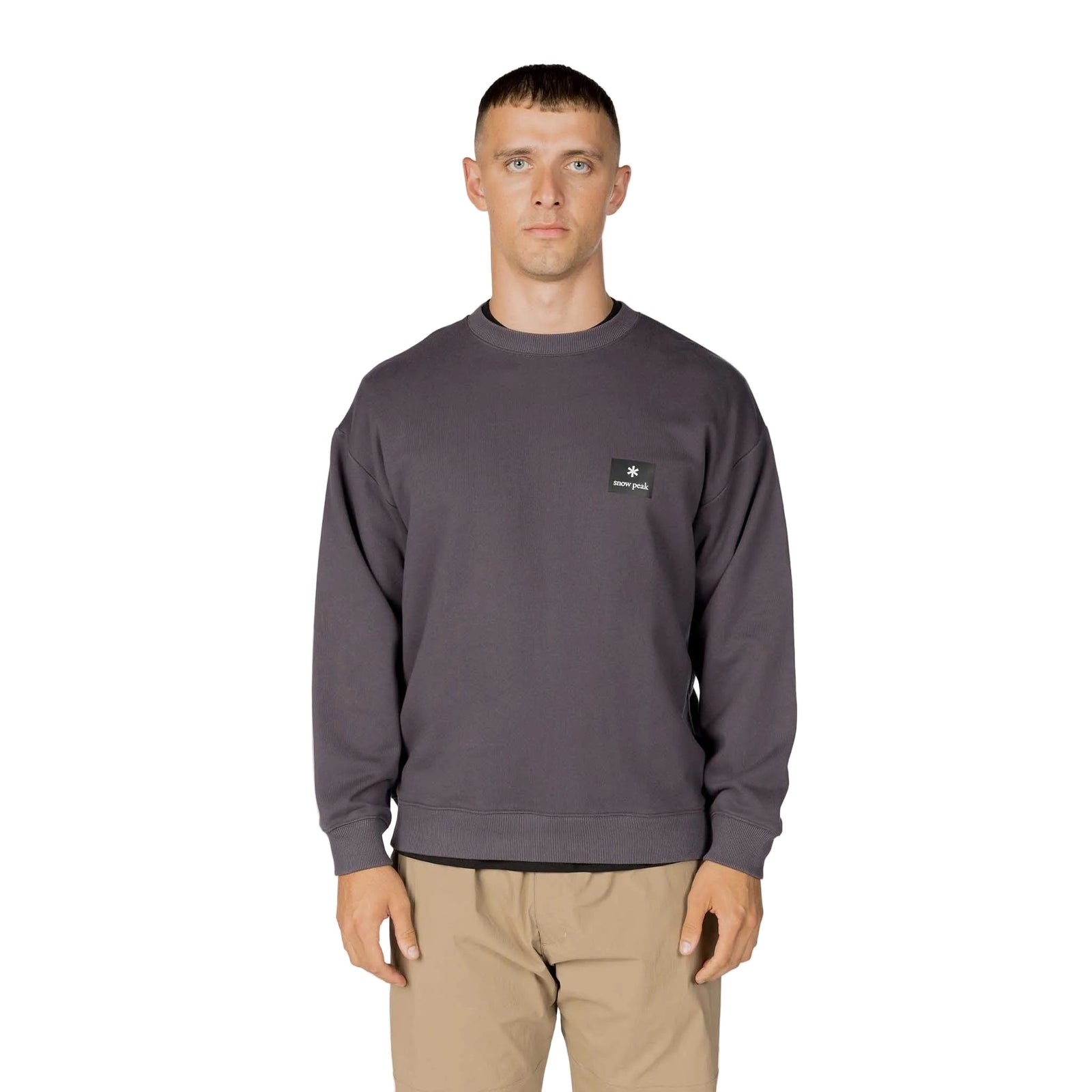 NSD Square Logo Pullover Snow Peak Unisex Pullovers