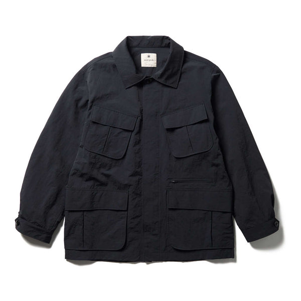 Snow Peak | Nylon Washer Jacket | Military Style Jacket | Black