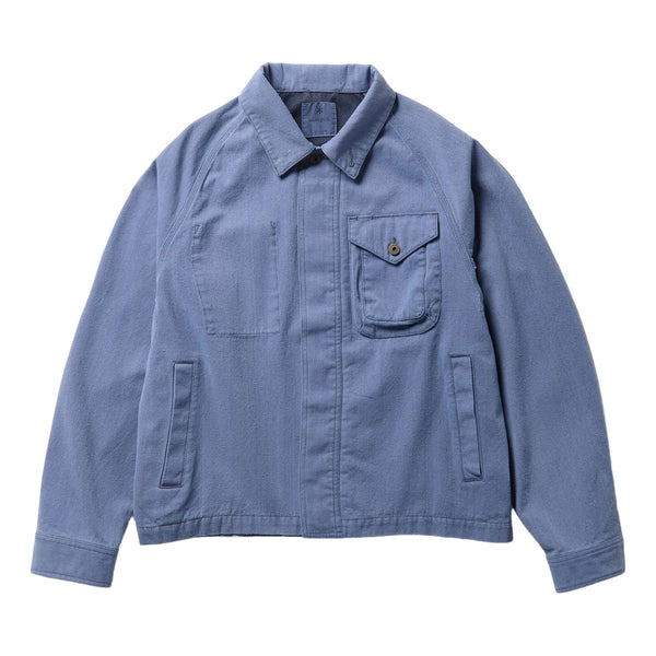Snow Peak | Sulfur Dyed Fade Coverall | Stone-Wash Cotton Jacket