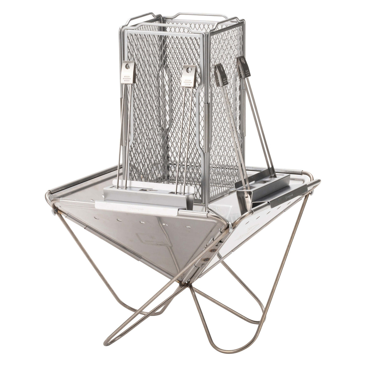 TAKIBI Hearth Starter Set Snow Peak SET-060EK Firepits One Size / Silver