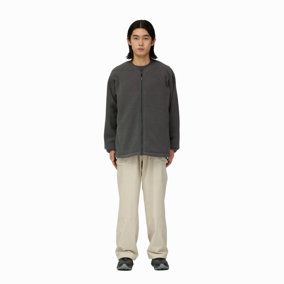 Water-Repellent Fleece Cardigan Snow Peak Unisex Cardigans