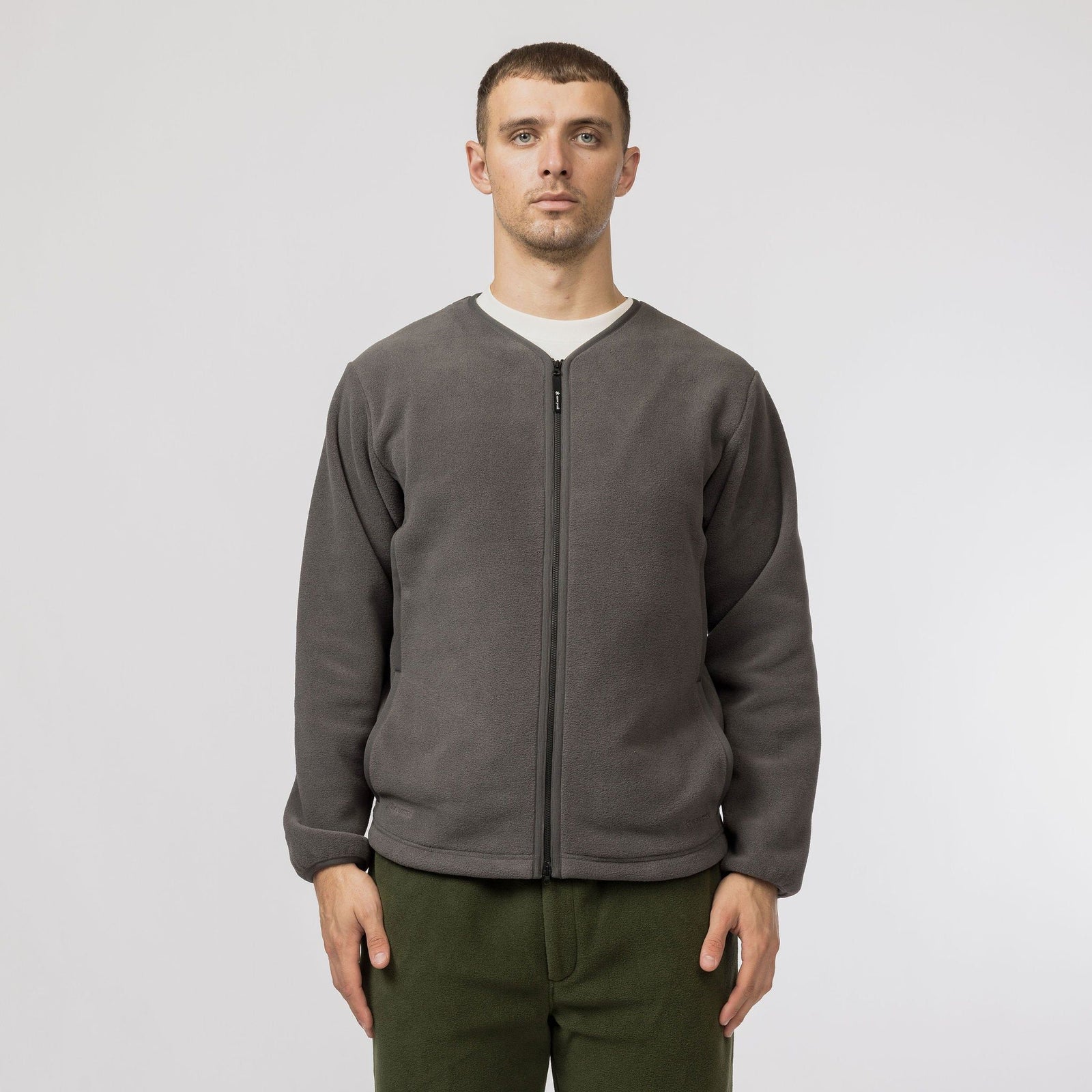 Water-Repellent Fleece Cardigan Snow Peak Unisex Cardigans