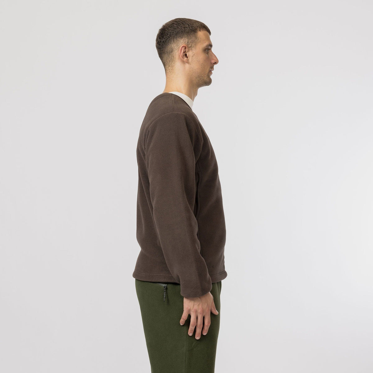 Water-Repellent Fleece Cardigan Snow Peak Unisex Cardigans