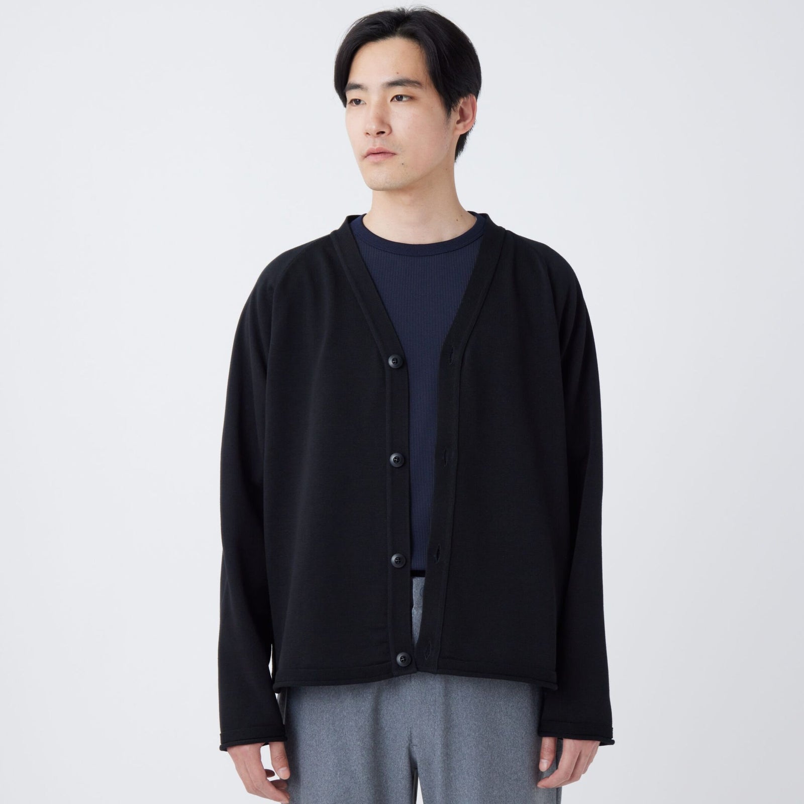 Water-Repellent Knit Cardigan Snow Peak Unisex Cardigans