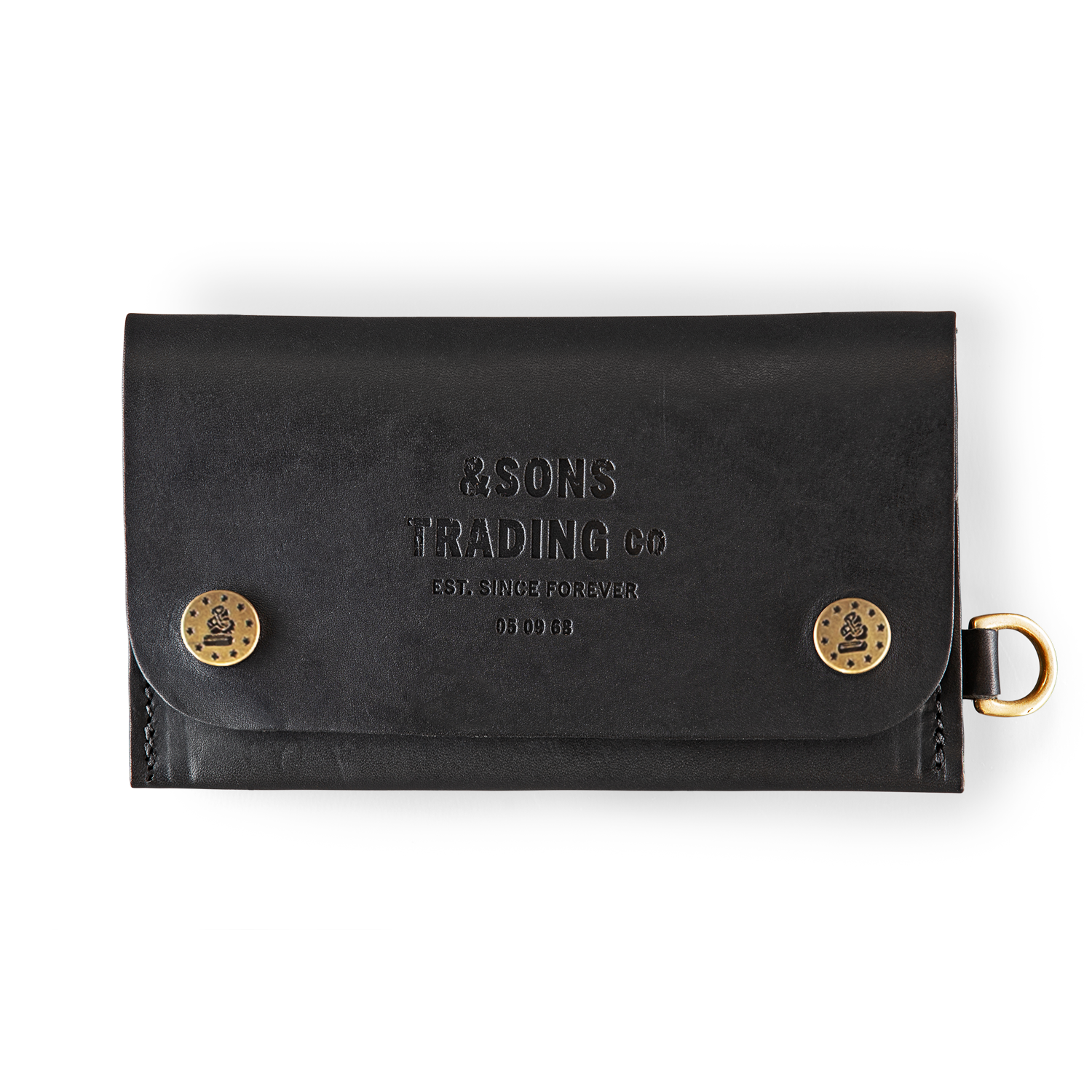 Leather Wallet &SONS LW-Black Wallets One Size / Black