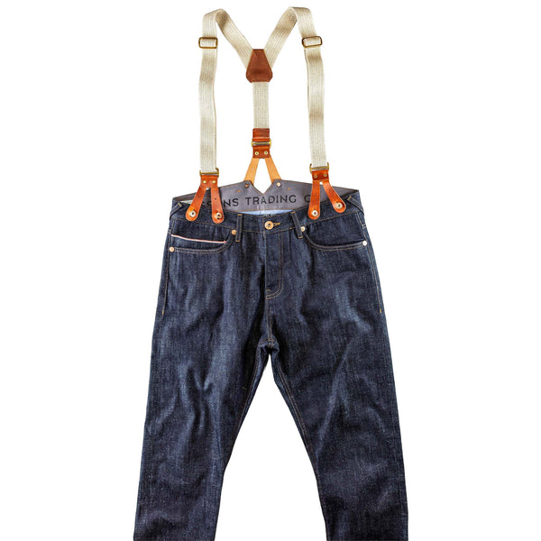 The New Frontier 14oz Selvedge Anti-bac Raw Denim Jeans &SONS Men's Jeans