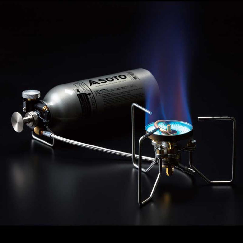 StormBreaker Multi-Fuel Stove + Fuel Bottle SOTO Outdoors OD-1STRC Camping Stoves One Size / Grey