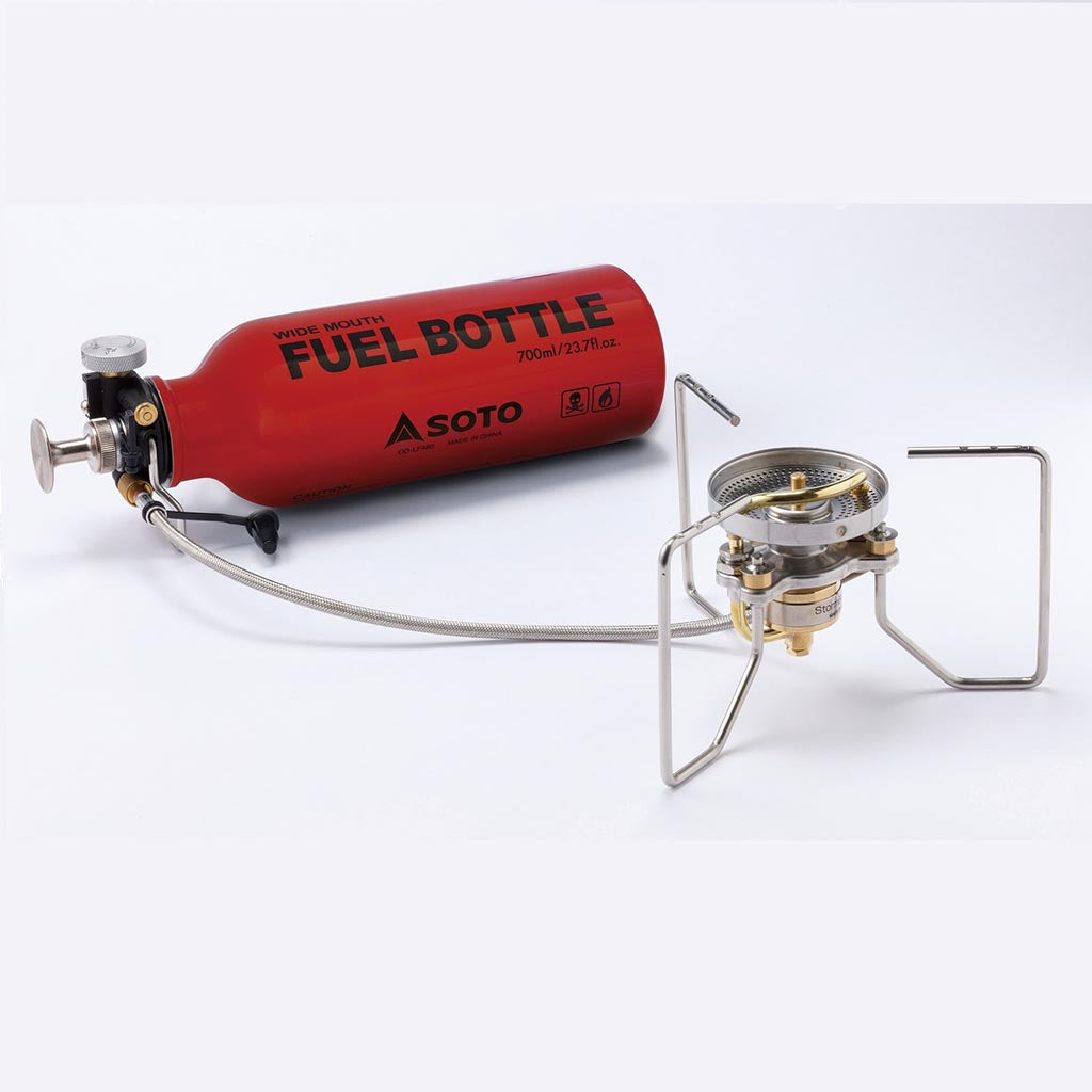 StormBreaker Multi-Fuel Stove + Fuel Bottle SOTO Outdoors OD-1STRC Camping Stoves One Size / Grey