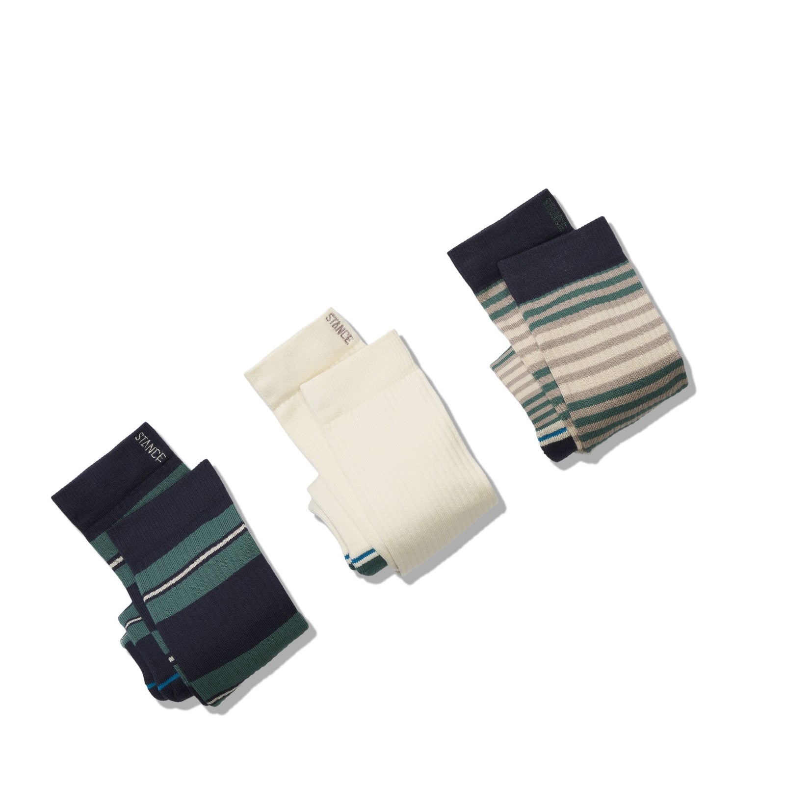 Caesar Stripe | 3 Pack Stance Men's Socks