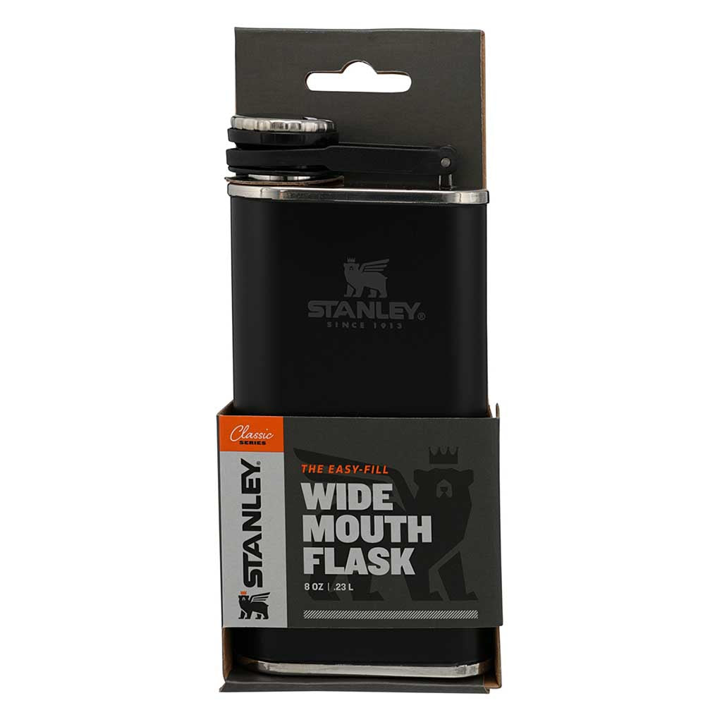 Easy-Fill Wide Mouth Flask Stanley 10-00837-127 Flasks 230ML / Matte Black Pebble