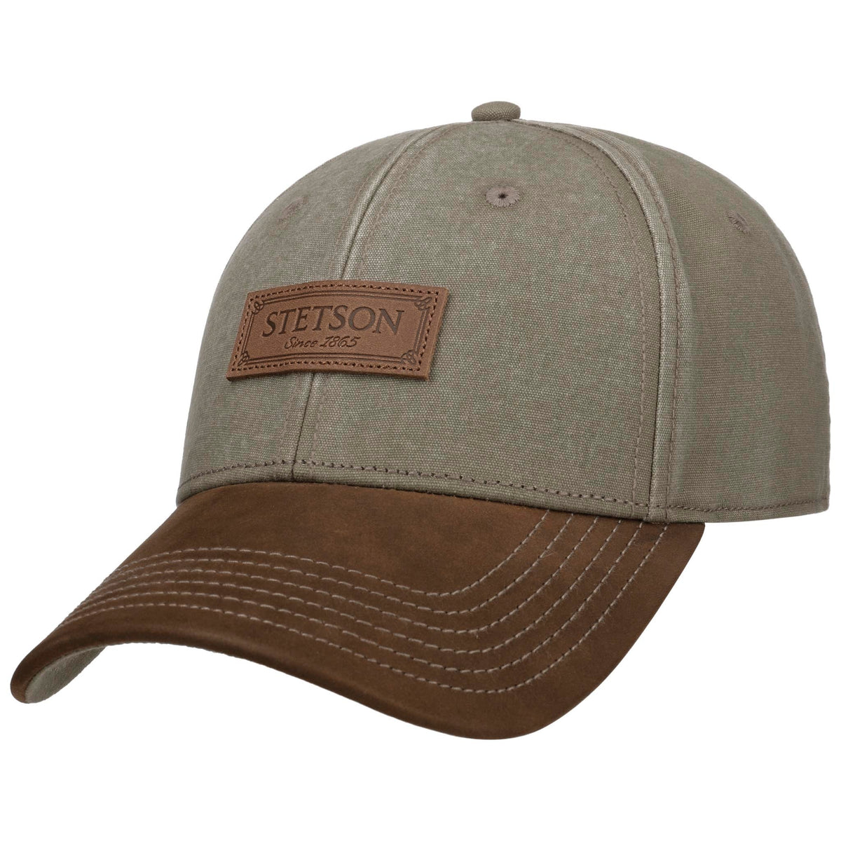 Baseball Cap | Cotton Stetson 7721126-5-OS Caps &amp; Hats One Size / Brown/Khaki