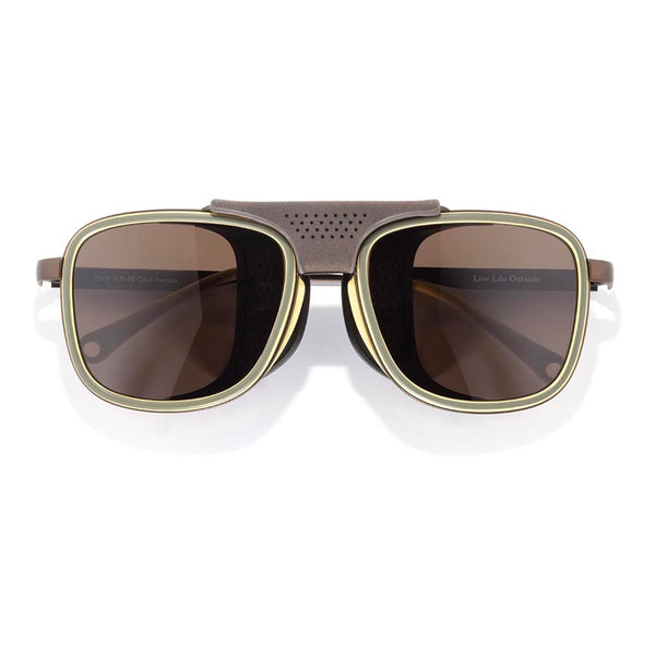 Ferrata Sunski SUN-FE-OAM Sunglasses One Size / Olive Citrine Amber
