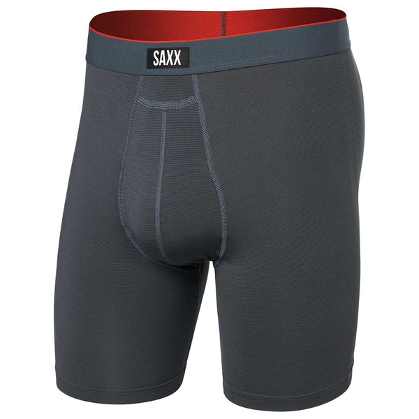 Multi-Sport Mesh Long Boxer Brief Fly