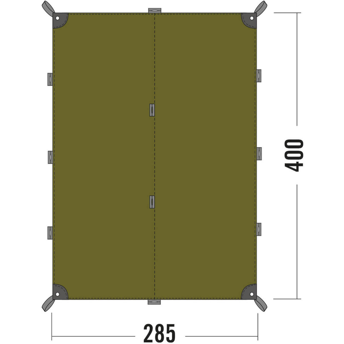 Tarp 4 Tatonka tatonka-2493.333 Tarps One Size / Light Olive
