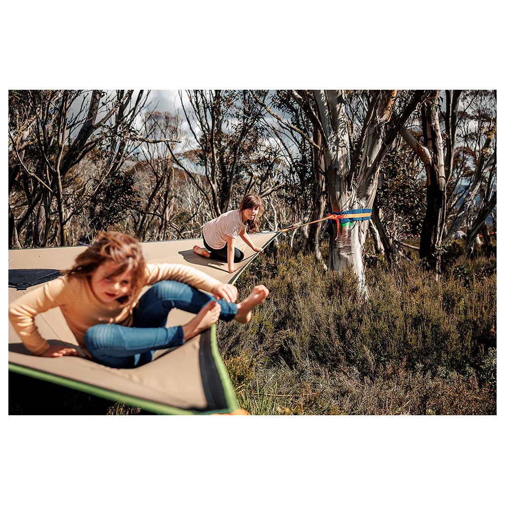 Tentsile Safari Trillium XL Hammock 6 Person Beige/Brown WildBounds