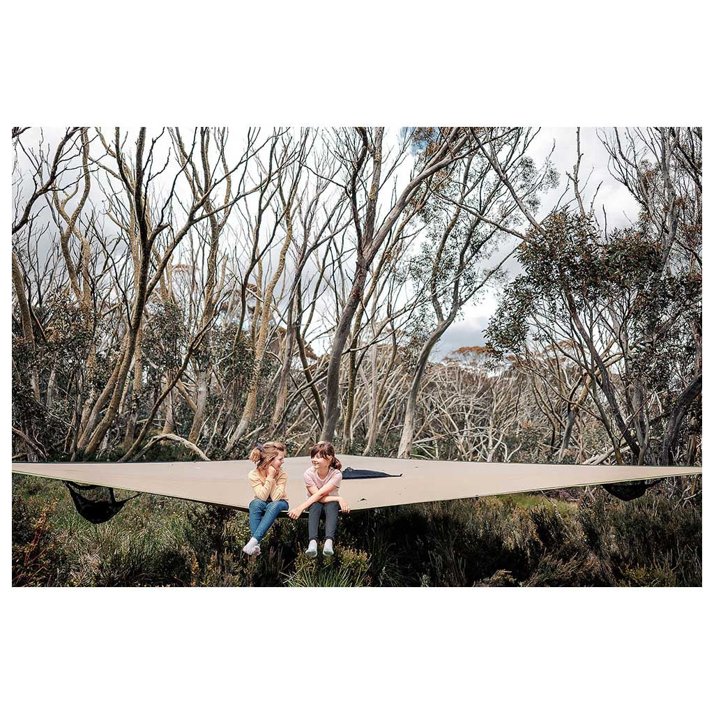 Tentsile Safari Trillium XL Hammock 6 Person Beige/Brown WildBounds