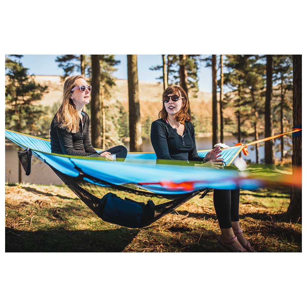 Tentsile | T-Mini Hammock | 2 Person | Couples' Hammock | Blue Fabric