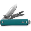 The Ellis | Scissors | Straight Blade The James Brand KN119248-00 Pocket Knives One Size / Emerald/Stainless/Aluminium