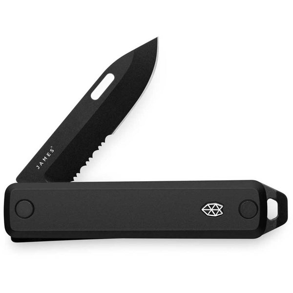 The Ellis Slim The James Brand KN125100-00 Pocket Knives One Size / Black/Black/Aluminium