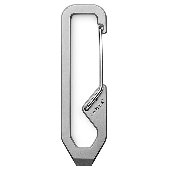 The James Brand Holcombe Titanium + Stainless Carabiner