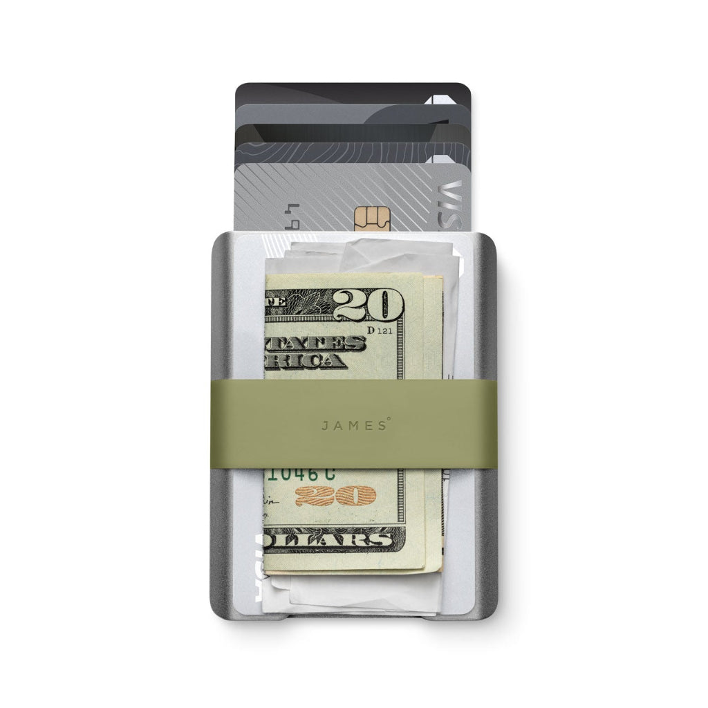 The Lowe The James Brand ES217997-10 Wallets One Size / Silver/Grove
