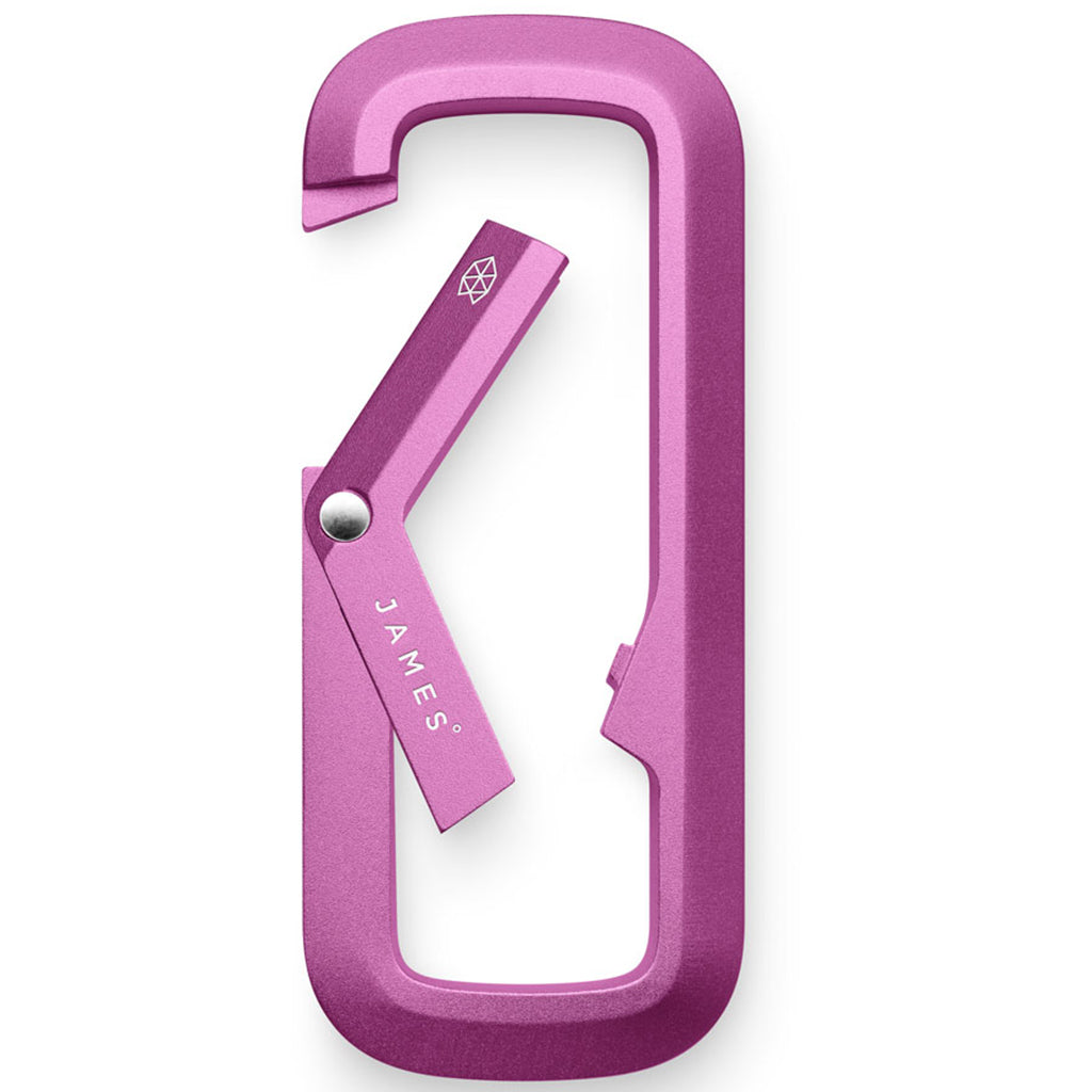 The James Brand | Hardin | Keyring Carabiner | Orange/Black