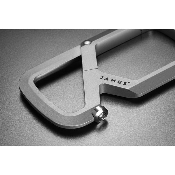 The James Brand | The Mehlville | Carabiner Keyring | Titanium